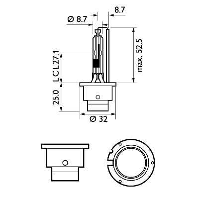 Xenon-lampa Philips WhiteVision gen2 – Lexus GS